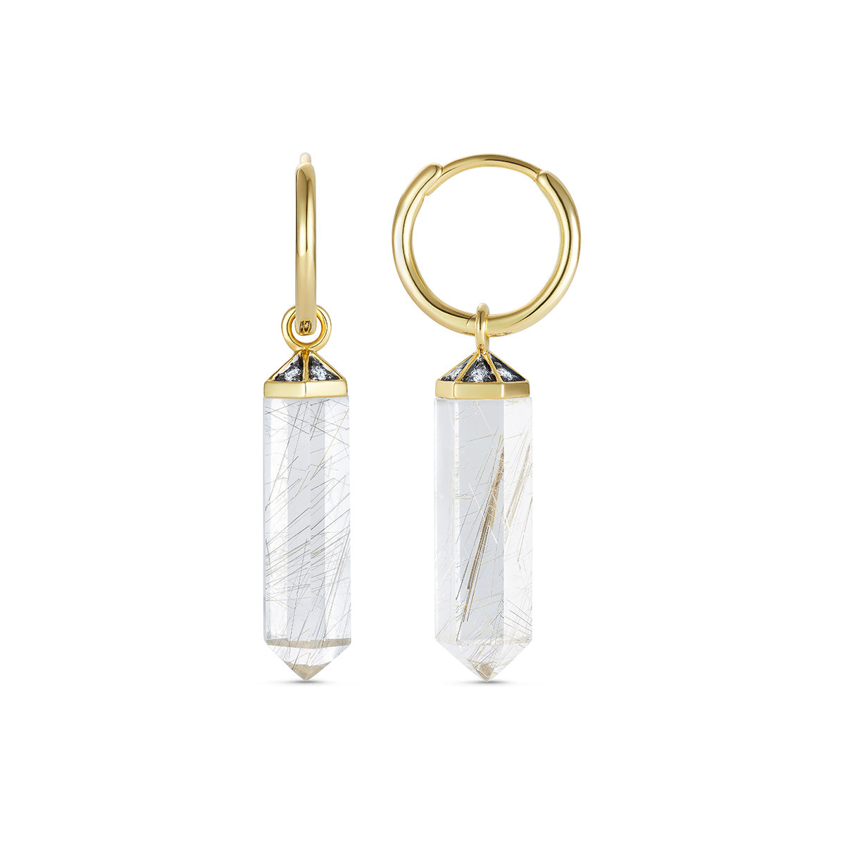 Vara Rutilated Quartz Earrings