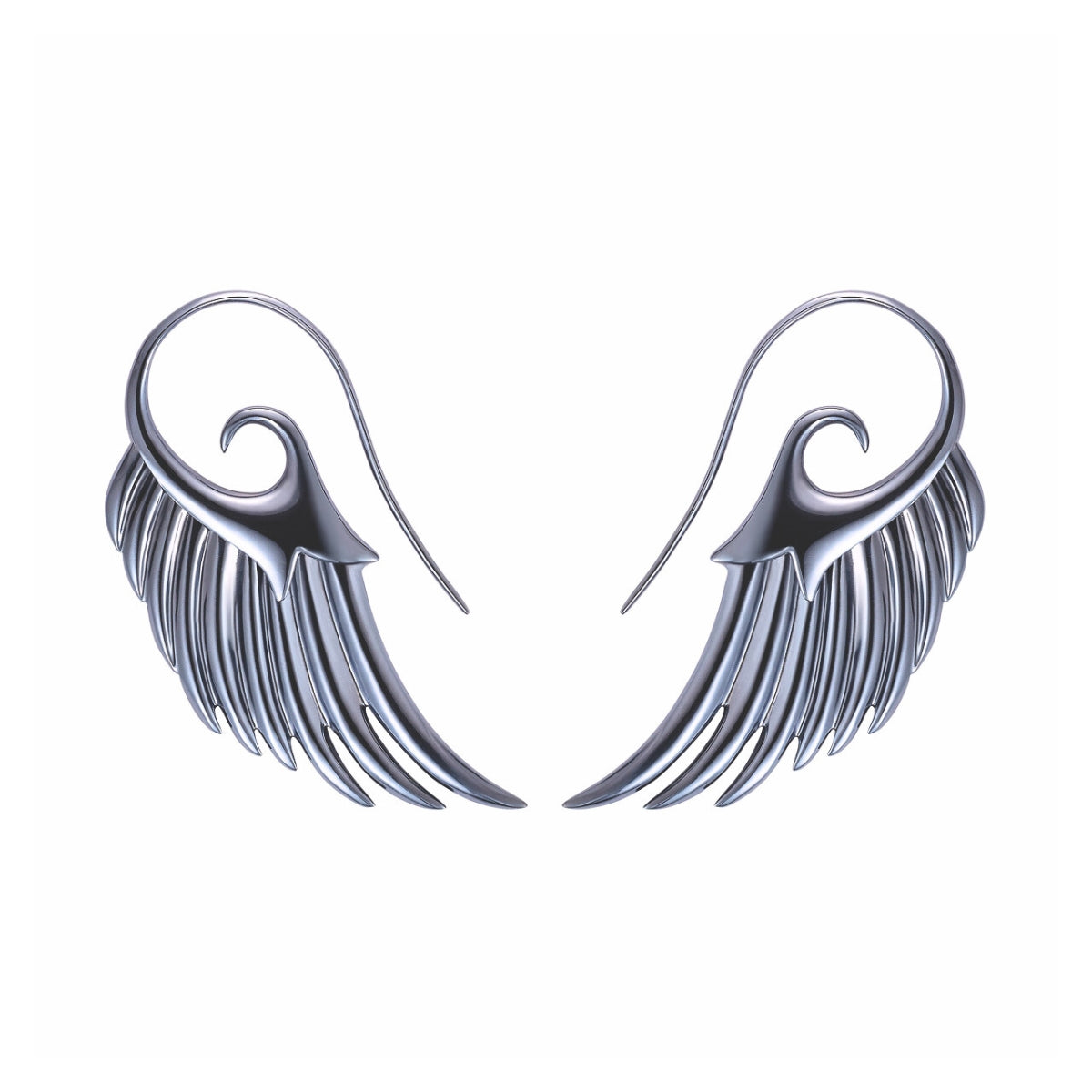 E COATED GUN METAL WINGS