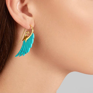 Turquoise Wing Earrings