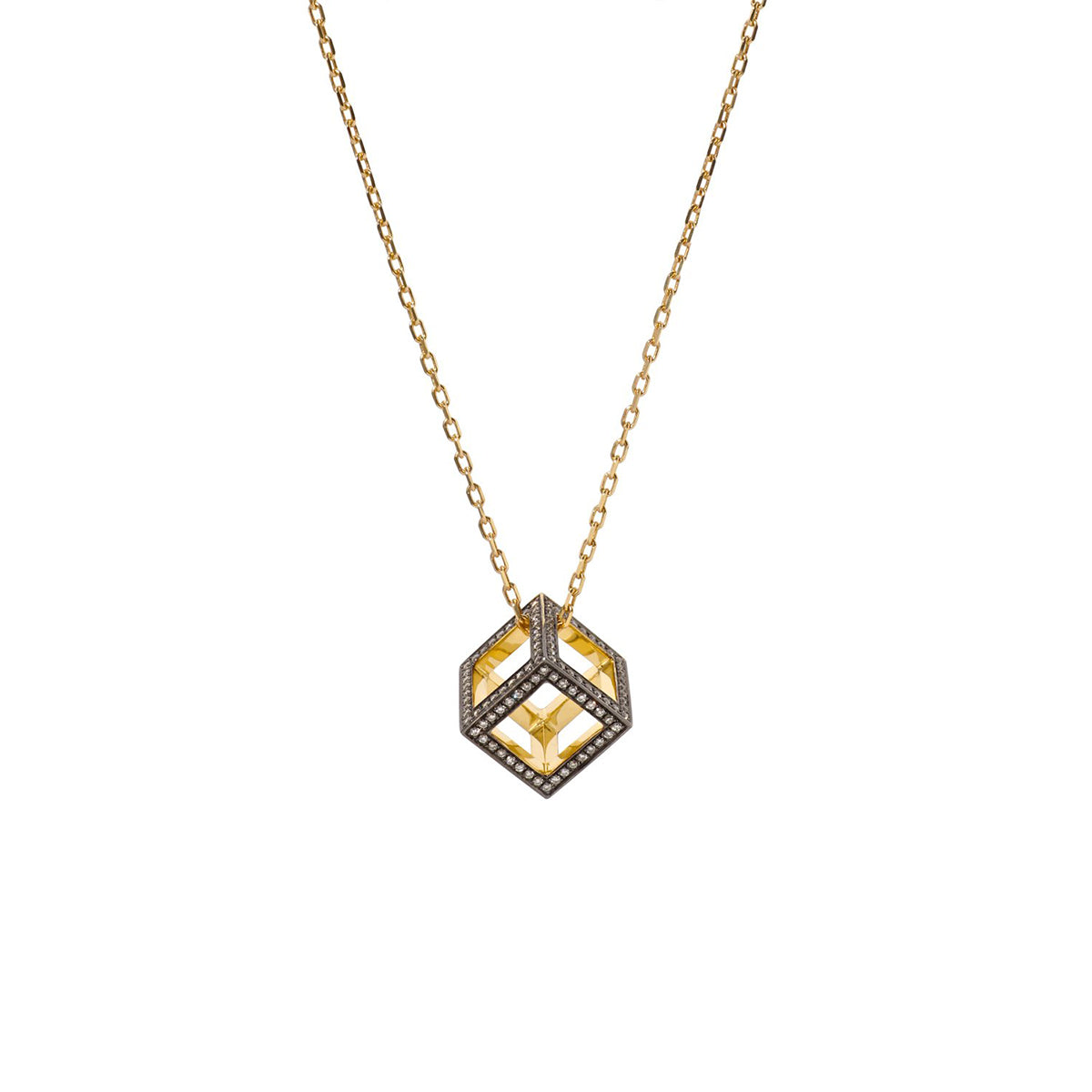 Hollow Cube Pendant