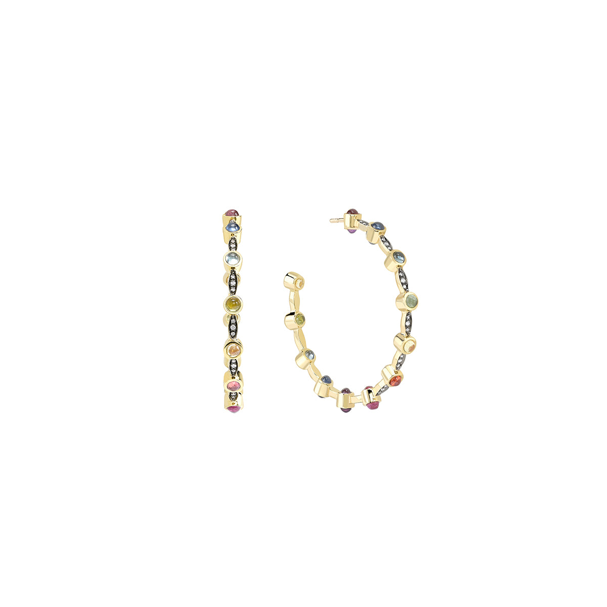 Noor-Fares-Coloured-Gemstone-Sapphire-Diamond-Earrings