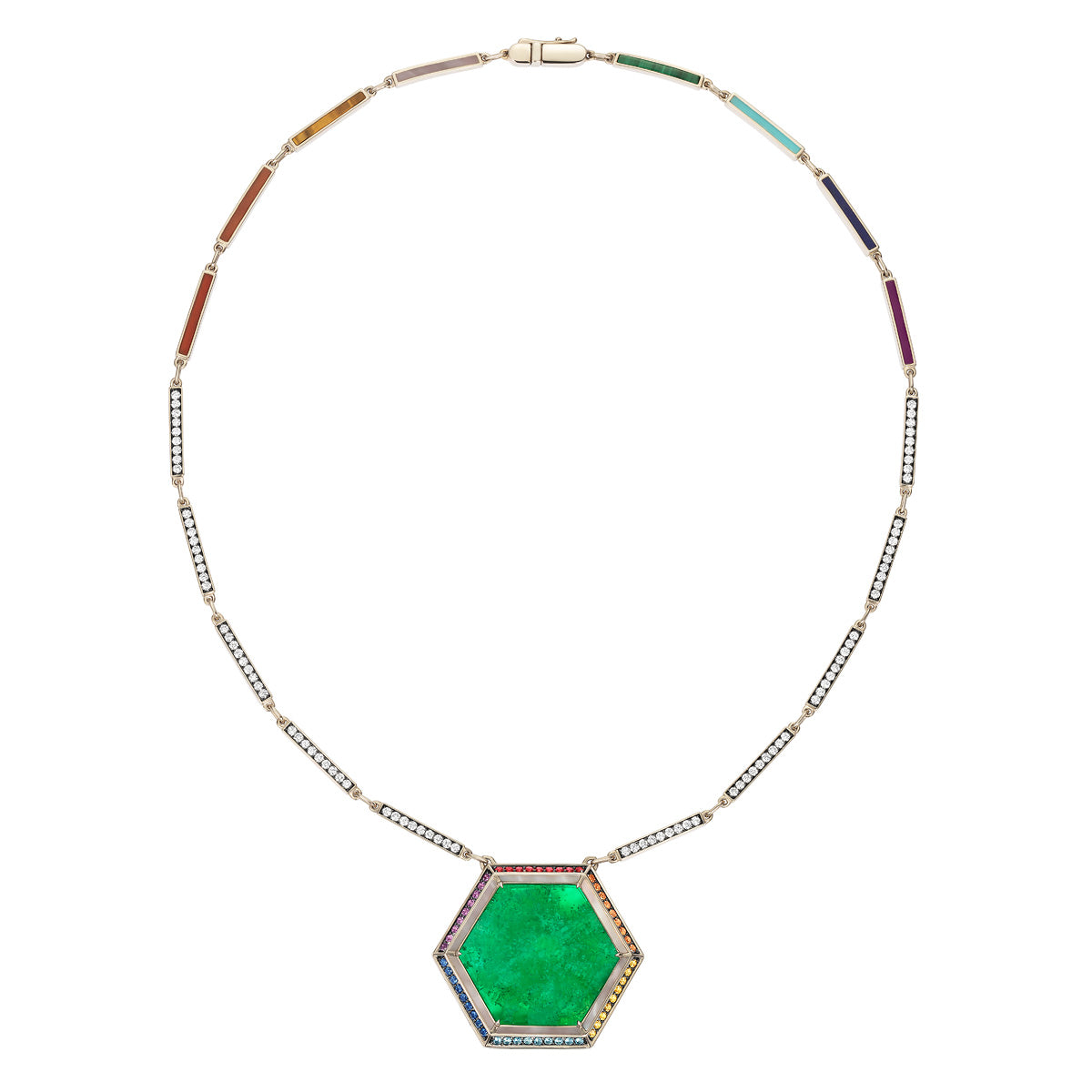Noor-Fares-Emerald-Sapphire-Pave-Diamond-Necklace-1
