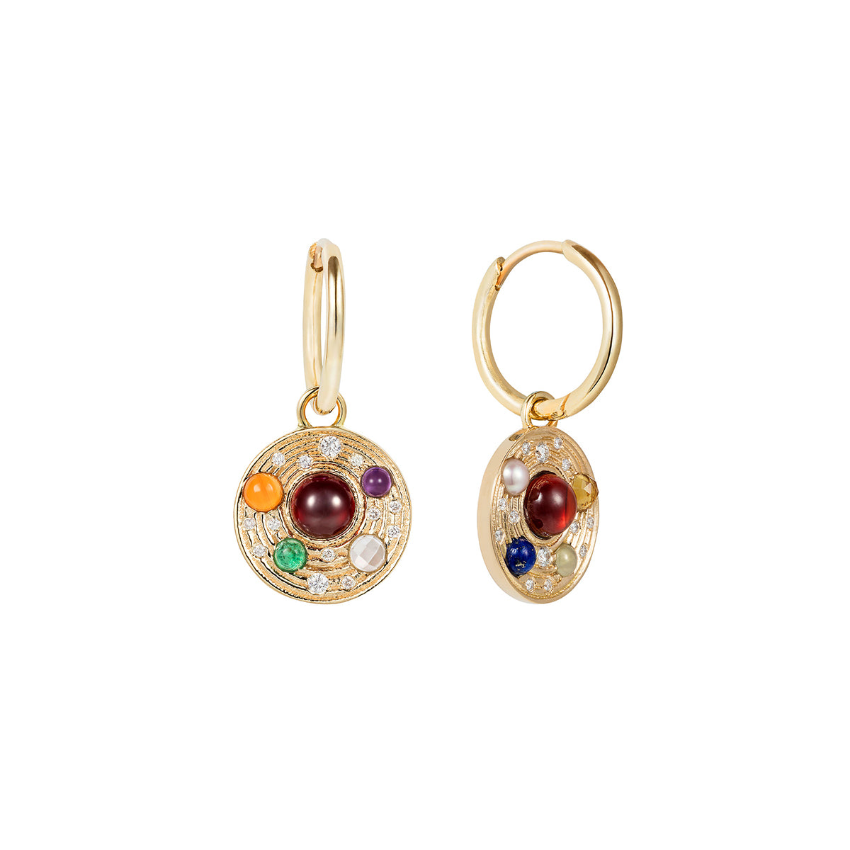 Noor-Fares-Coloured-Gemstone-Diamond-Earrings-2