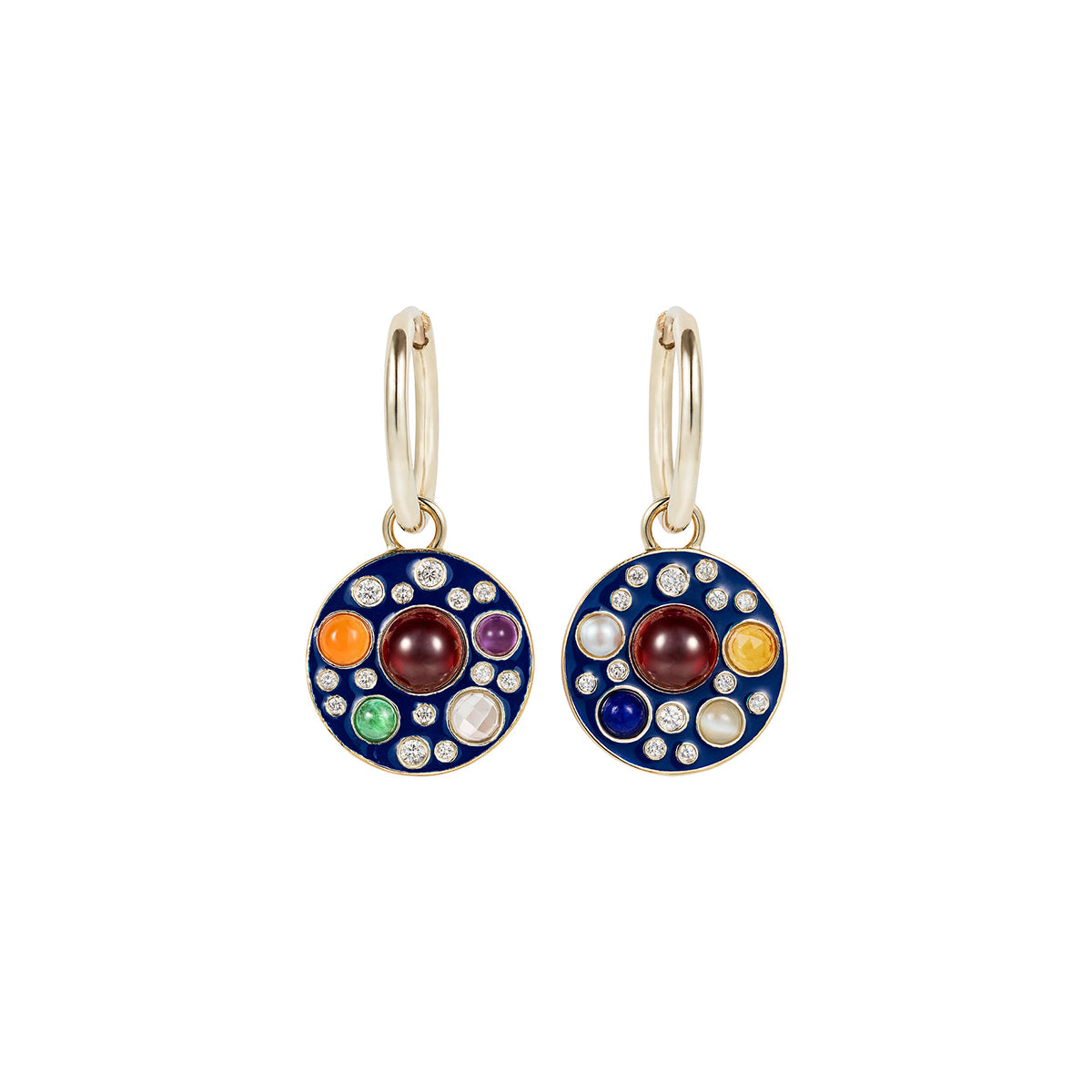 Midnight Upratna Drop Earrings