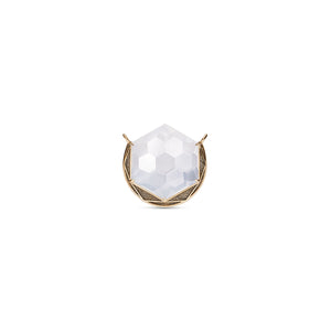 Noor Fares Blue Moon Quartz Necklace with Enamel on a 45cm chain