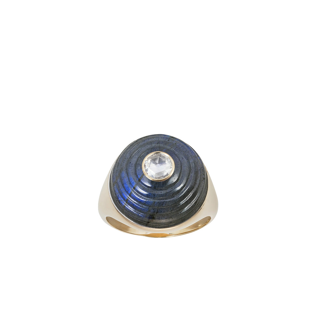 Labradorite Signet Ring