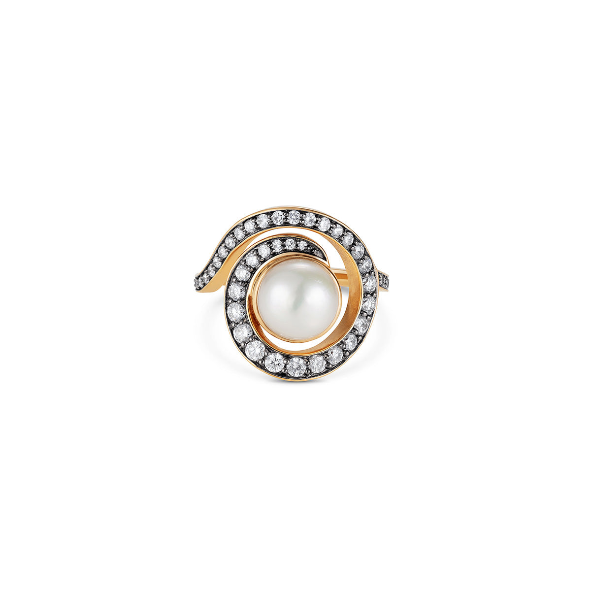 Planet Spiral Ring
