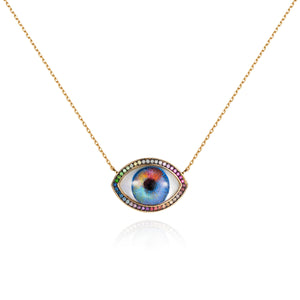 Noor-Fares-Personalised-Rock-Crystal-Rainbow-Sapphires-Eye-Pendant-1