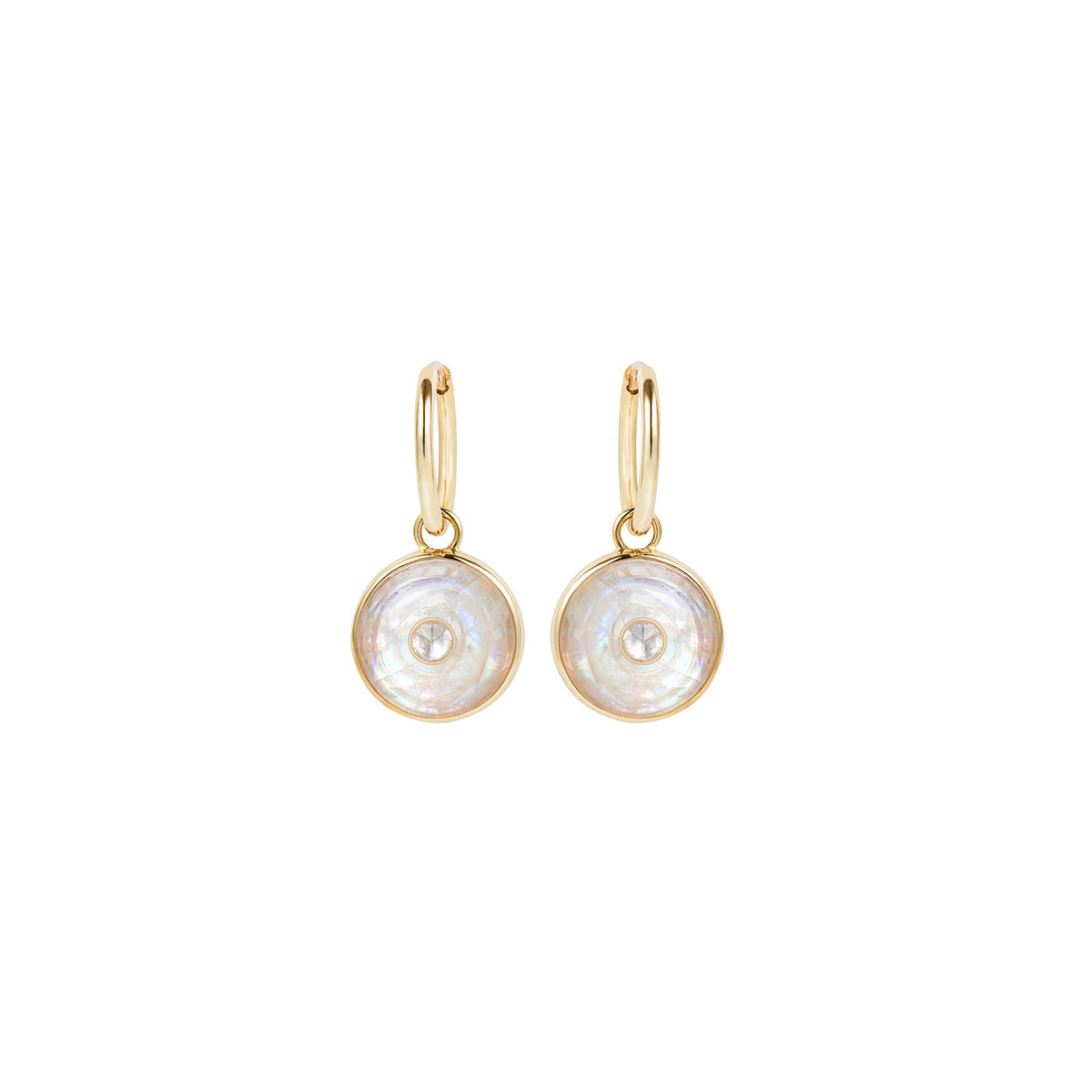 Moonstone Inle Drop Earrings