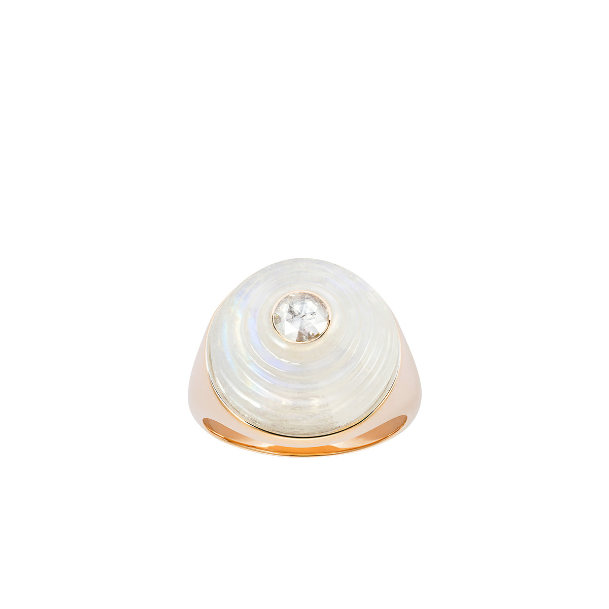 Moonstone Inle Signet Ring