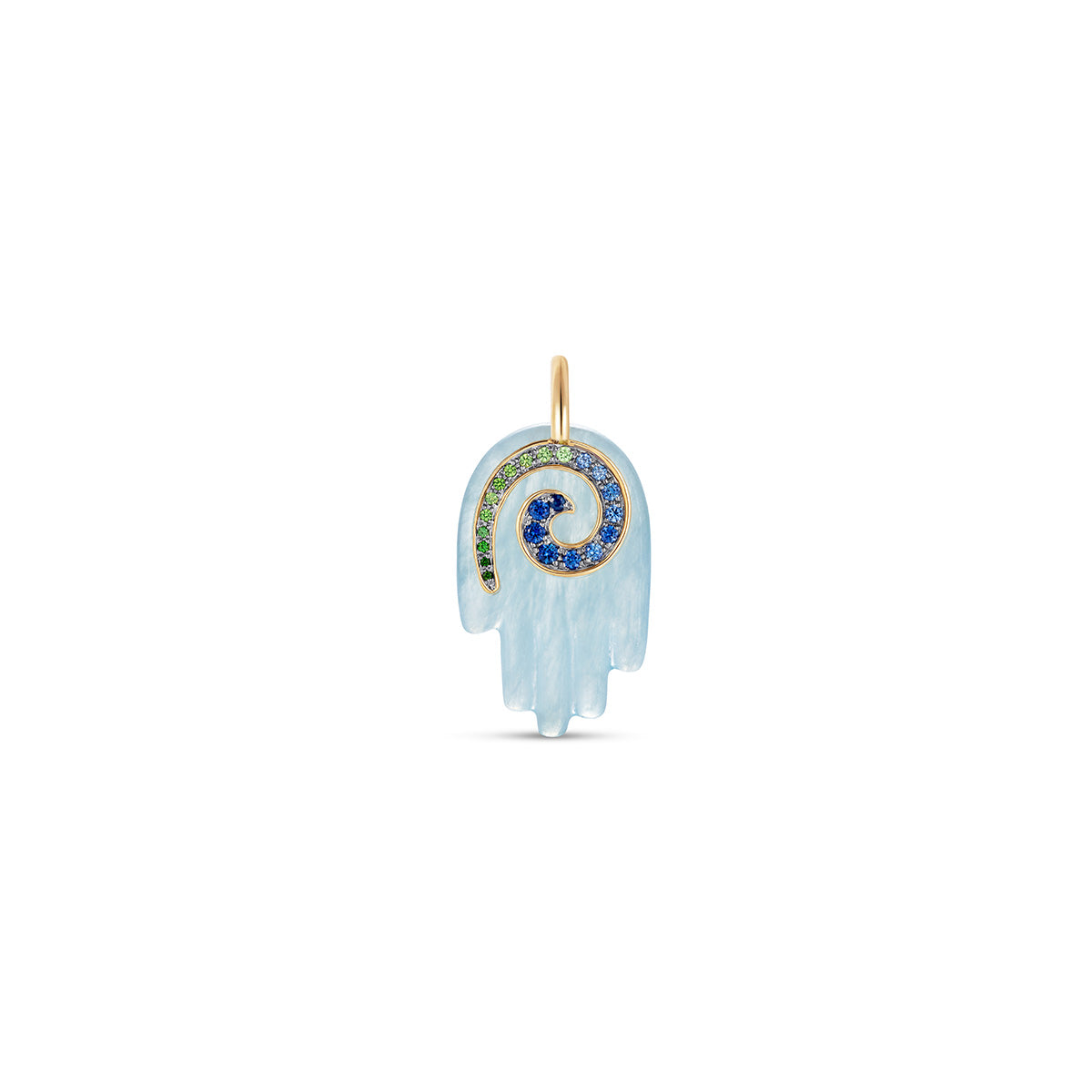 Noor-Fares-healer-hand-pendant-in-aquamarine-and-sapphires