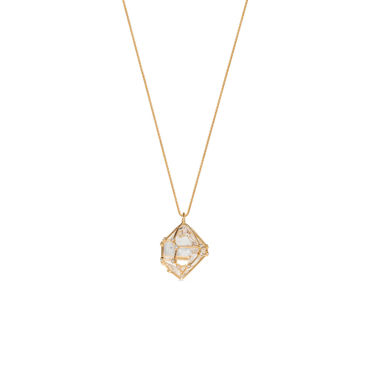 Small Herkimer Diamond Pendant