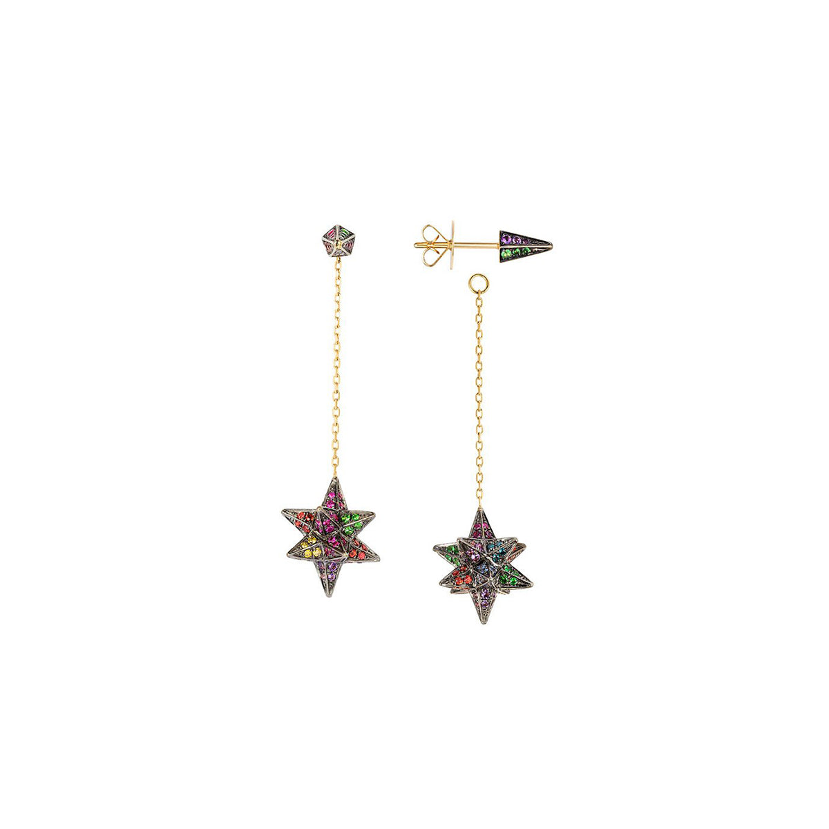 Merkaba Drop Earrings
