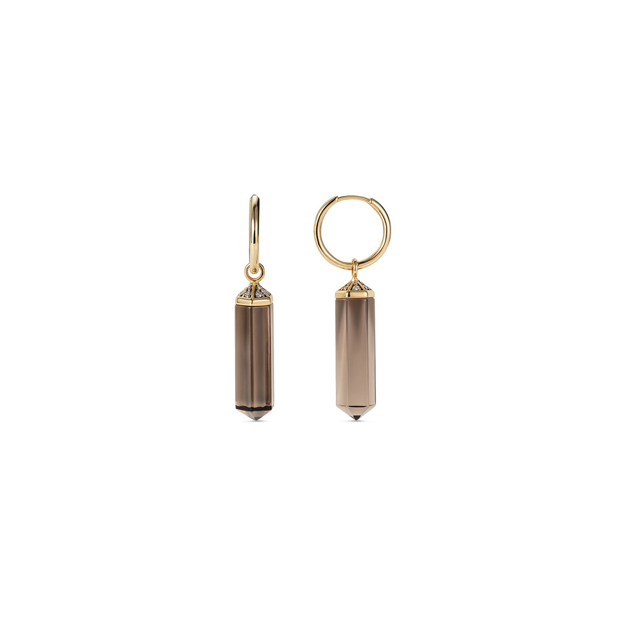 Vara Smokey Quartz Earrings