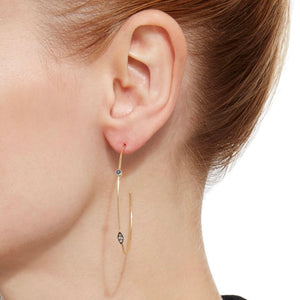 Mandorla Hoop Earrings