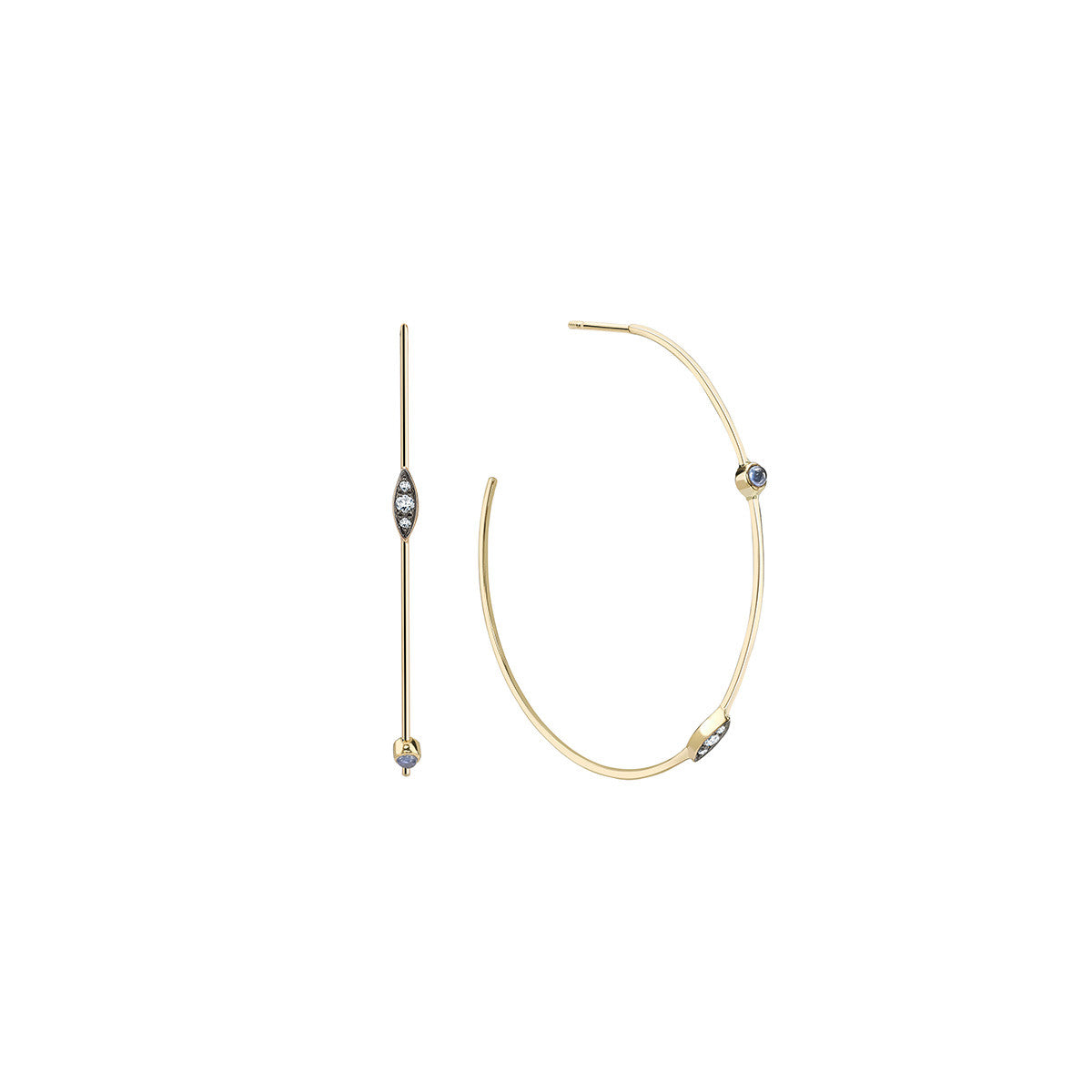 Noor-Fares-Gold-Diamond-Hoops-Earrings